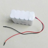 12V 600mah 500mAh NICD rechargeable battery pack for LED down tube LIGHTS