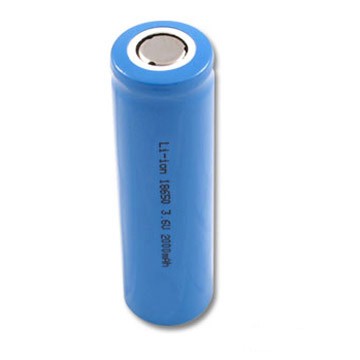 18650 lithium ion battery 2000mAh 3.7V with PCB