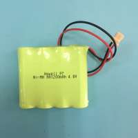 Howell ni-mh rechargeable battery packs aa 4.8v 800mah nimh with 10k thermistor