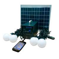 20w 40w 50w home lighting mobile charger lithium battery pack solar system